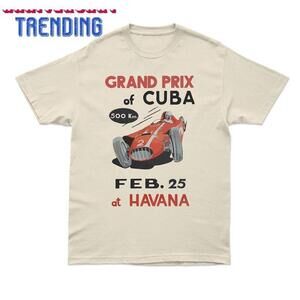 1967 Caribbean Grand Prix Poster Tee Tshirt